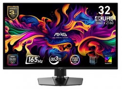 Монітор MSI 31.5" MAG 322UP-E16 2xHDMI, DP, USB-C, Audio, QD-OLED, 3840x2160, 165Hz, 0.03ms, sRGB 138%, FreeSync, HAS, HDR400 9S6-3DD29A-049