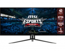 Монітор MSI 40&quot; MAG401QR 2xHDMI, DP, USB-C, 2xUSB, Audio, IPS, 3440x1440, 21:9, 155Hz, 1ms, sRGB 118%, AdaptiveSync, HDR400 9S6-3EA54H-012