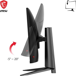 Монітор MSI 40" MAG401QR 2xHDMI, DP, USB-C, 2xUSB, Audio, IPS, 3440x1440, 21:9, 155Hz, 1ms, sRGB 118%, AdaptiveSync, HDR400 9S6-3EA54H-015