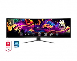 Монитор MSI 49" MPG 491CQP 2xHDMI, DP, USB-C, 2xUSB, QD-OLED, 5120x1440, 32:9, 144Hz, 0.03ms, sRGB 146%, CURVED, AdaptiveSync, HAS, HDR400 9S6-3FA84T-033