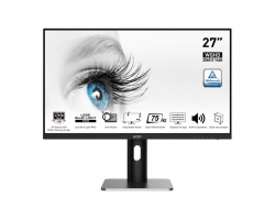 Монітор LCD 27" MSI PRO MP273QP 2xHDMI, DP, MM, IPS, 2560x1440, 4ms, 75Hz, 102%sRGB, Pivot 9S6-3PB69H-001