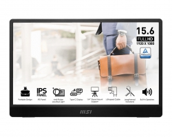 Монітор портативний MSI 15.6" PRO MP161-E2U mHDMI, 2xUSB-C, MM, IPS, Cover 9S6-3PB70H-045