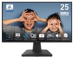 Монітор MSI 24.5" PRO MP252 HDMI, DP, MM, IPS, 100Hz, 1ms, sRGB 100%, AdaptiveSync 9S6-3PC4CT-017