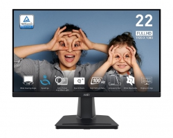 Монітор MSI 21.45&quot; PRO MP225V D-Sub, HDMI, VA, 100Hz, 4ms, sRGB 100%, AdaptiveSync 9S6-3PE0CM-001