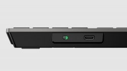 Клавиатура мембранная HP 720 Multi-Device Rechargeable, 109key, WL/BT, EN/UK, чорний 9T5B1AA