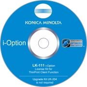 Konica Minolta LK-111 iOption: ThinPrint клієнт, зниження завантаження в мережі (UK-211 не потрібен) A0PD02K