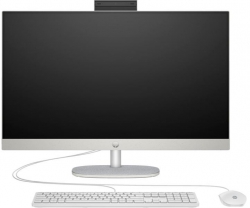 Комп&#39;ютер персональний моноблок HP All-in-One 27&quot; FHD IPS AG, AMD R7-7730U, 16GB, F512GB, UMA, WiFi, кл+м, DOS, білий A1QX9EA