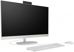 Комп&#39;ютер персональний моноблок HP All-in-One 27&quot; FHD IPS AG, AMD R7-7730U, 16GB, F512GB, UMA, WiFi, кл+м, DOS, білий A1QX9EA