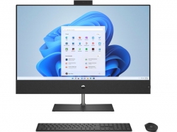 Комп&#39;ютер персональний моноблок HP Pavilion 31.5&quot; UHD IPS, Intel i7-13700T, 32GB, F1TB, NVD3050-4, WiFi, кл+м, DOS, чорний A45E5EA