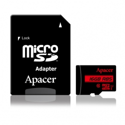 Карта пам'яті Apacer microSD  32GB C10 UHS-I R85MB/s + SD AP32GMCSH10U5-R