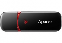 Накопитель Apacer 64GB USB 2.0 AH333 Black AP64GAH333B-1