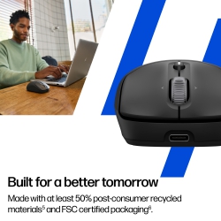 Миша HP 700 Rechargeable, WL/BT, чорний AZ7B0AA