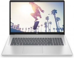 Ноутбук HP 17-cn4024ua 17.3" FHD IPS AG, Intel 5-120U, 16GB, F1024GB, UMA, DOS, сріблястий B23D8EA