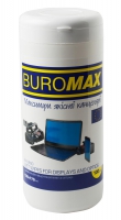 Салфетки для чистки экранов, мониторов и оптики, Buromax BM.0800