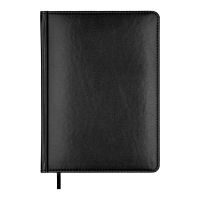 Щоденник недатований BRAVO, A5, чорний, штуч. шкіра/поролон, 336 стор Buromax BM.20020-01