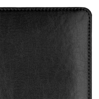 Щоденник недатований BRAVO, A5, чорний, штуч. шкіра/поролон, 336 стор Buromax BM.20020-01