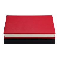 Щоденник недатований GENTLE, A5, червоний, штуч.шкіра/поролон, 336 стор Buromax BM.20090-05