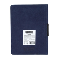 Щоденник недатований VERONA, A5, синій, штуч. шкіра/поролон, 336 стор Buromax BM.20150-02