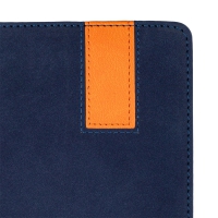 Щоденник недатований VERONA, A5, синій, штуч. шкіра/поролон, 336 стор Buromax BM.20150-02