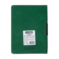 Щоденник недатований VERONA, A5, зелений, штуч. шкіра/поролон, 336 стор Buromax BM.20150-04