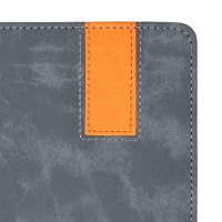 Щоденник недатований VERONA, A5, сірий, штуч. шкіра/поролон, 336 стор Buromax BM.20150-09