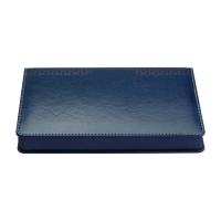 Дневник недатированный VIENNA, A5, синий, штуч.кожа/поролон, 336 стр. Buromax BM.20180-02