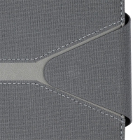 Дневник недатированный NAVIGATOR, A5, серый, штуч.кожа, 336 стр. Buromax BM.20230-09