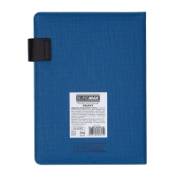 Щоденник недатований GALAXY, A5, синій, штуч.шкіра/поролон, 336 стор Buromax BM.20240-02