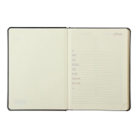 Ежедневник недатированный SALERNO, A5, 288 стр. серый Buromax BM.2026-09