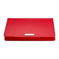 Щоденник недатований SALERNO, A5, червоний, штуч. шкіра, 336 стор Buromax BM.20260-05