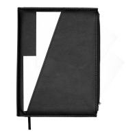 Щоденник недатований CHESTER, A5, чорний, штуч.шкіра/поролон, 336 стор Buromax BM.20270-01