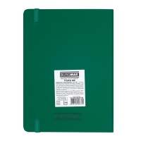 Щоденник недатований TOUCH ME, A5, зелений, штуч.шкіра, 336 стор Buromax BM.20280-04