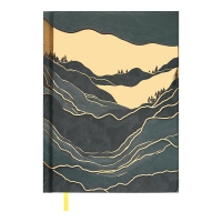 Щоденник недатований поліграфічний FILLING, A5, золотий, 336 стор Buromax BM.20310-23