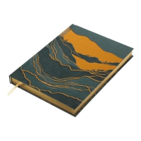 Щоденник недатований поліграфічний FILLING, A5, золотий, 336 стор Buromax BM.20310-23