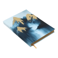 Щоденник недатований поліграфічний FILLING, A5, кобальтовий, 336 стор Buromax BM.20310-54