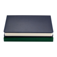 Щоденник недатований PRIME, A5, темно-синій, штуч.шкіра/поролон, 336 стор Buromax BM.20380-03