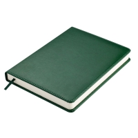 Щоденник недатований PRIME, A5, зелений, штуч.шкіра/поролон, 336 стор Buromax BM.20380-04