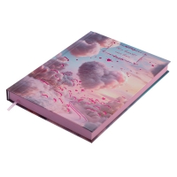 Щоденник недатований поліграфічний ROMANTIC, A5, блакитний, 336 стор Buromax BM.20400-14