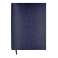 Дневник недатированный IDEAL, A5, синий, штуч.кожа, 336 стр. Buromax BM.20490-02
