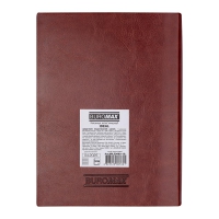 Дневник недатированный IDEAL, A5, коричневый, штуч.кожа, 336 стр. Buromax BM.20490-19