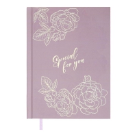 Дневник недатированный полиграфический ONLY, A5, светло-розовый, 336 стр. Buromax BM.20540-43