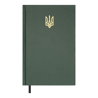 Щоденник недатований AIRY , A5, зелений , бумвініл, 336 стор Buromax BM.20731-04