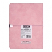 Щоденник недатований VELOUR, A5, рожевий, штуч.шкіра, 336 стор Buromax BM.20770-10