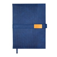 Щоденник недатований LEROY, A5, синій, штуч.шкіра, 336 стор Buromax BM.20780-02