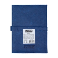 Щоденник недатований LEROY, A5, синій, штуч.шкіра, 336 стор Buromax BM.20780-02