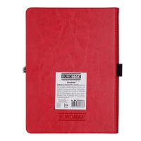 Щоденник недатований LEGEND, A5, червоний, штуч.шкіра, 336 стор Buromax BM.20790-05
