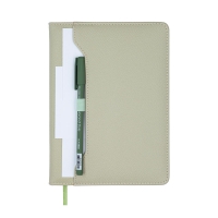 Щоденник недатований SAVANA, A5, сірий, штуч.шкіра, 336 стор Buromax BM.20800-09