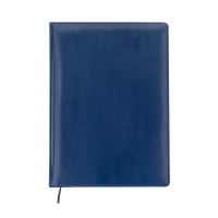 Щоденник недатований BRAVO, L2U, А4, синій, штуч.шкіра/поролон, 336 стор Buromax BM.20970-02