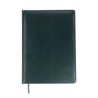 Щоденник недатований BRAVO, L2U, А4, зелений, штуч.шкіра/поролон, 336 стор. Buromax BM.20970-04