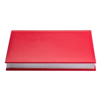 Щоденник недатований CLASSIC, A5, червоний, штуч.шкіра/поролон, 336 стор Buromax BM.20980-05